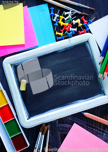 Image of school supplies