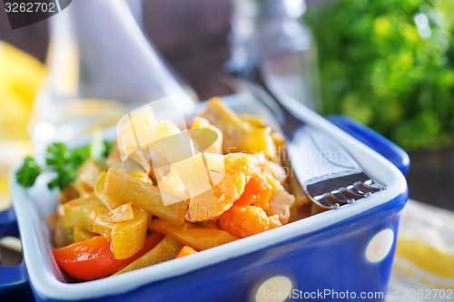 Image of baked vegetables