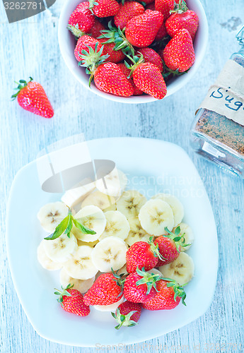 Image of strawberry with banana