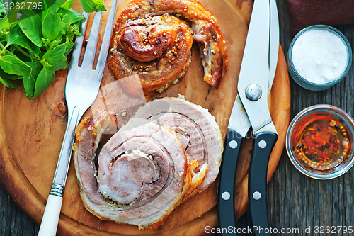 Image of baked meat 