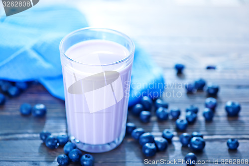 Image of blueberry yogurt