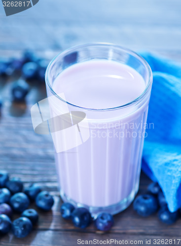 Image of blueberry yogurt