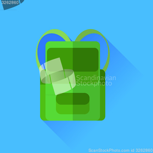 Image of Green Backpack