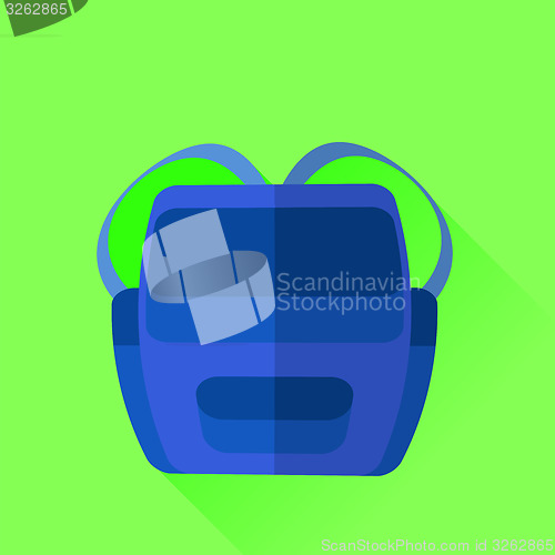 Image of Blue Backpack 
