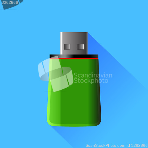 Image of Green Memory Stick