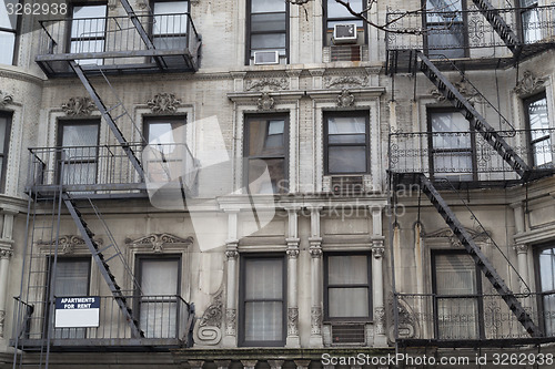 Image of Fire escapes side to side