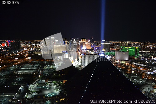 Image of Las Vegas from the height