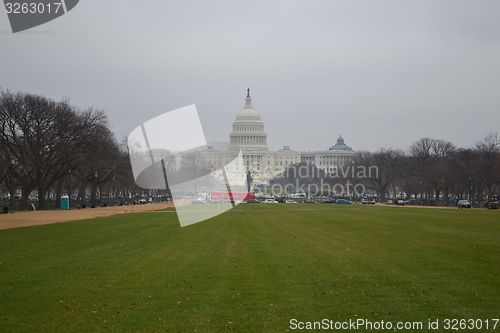 Image of Capitolium before a storm