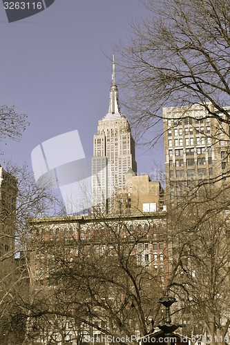 Image of Empire State Building from the Madison Square Park