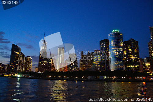 Image of Lights at the Financial district