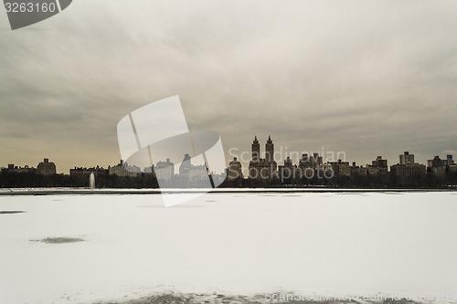 Image of Jaqueline Kenedy Onassis Reservoir frozen