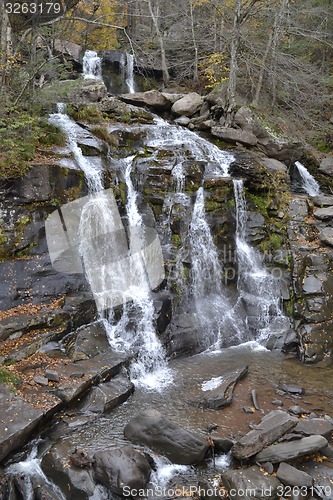 Image of Waterfall on the rocks