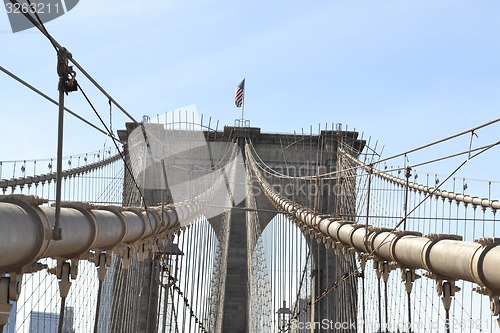 Image of Arches of the Brooklyn bridge