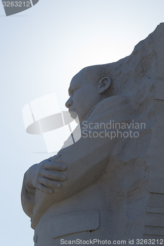 Image of  Martin Luther King covering the sun