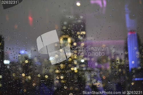 Image of Empire State building from a window