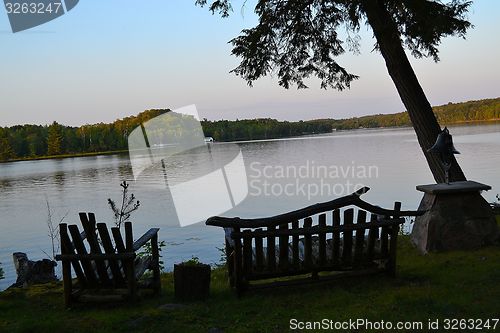 Image of Relaxing by a lake