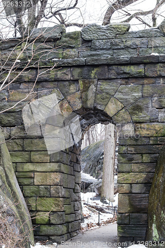 Image of Ramble Stone Arch in Central park