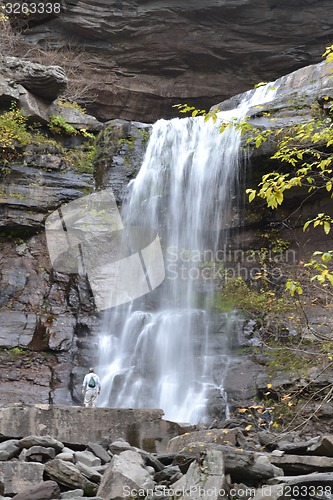 Image of Observing the waterfall