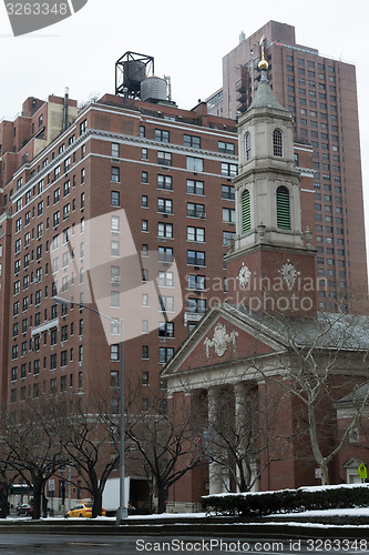 Image of Church in Park av