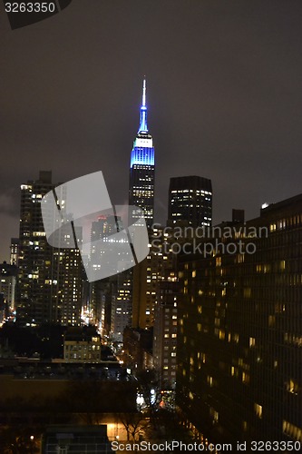 Image of Empire State Building at night