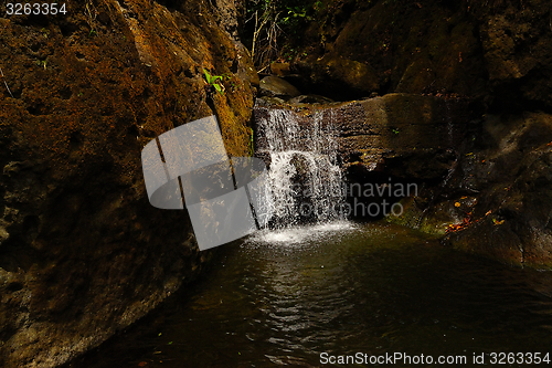 Image of Waterfall in the dark