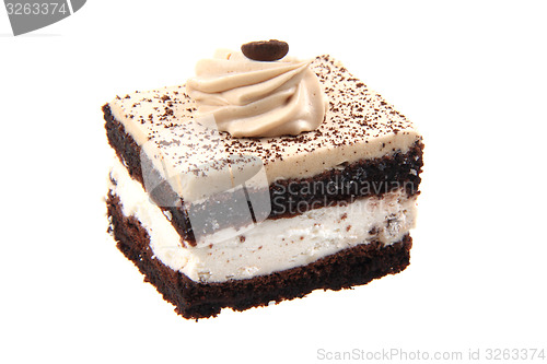 Image of chocolate desert isolated