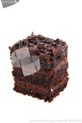 Image of chocolate desert isolated