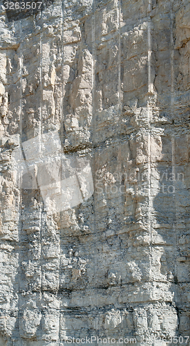 Image of layered rock face