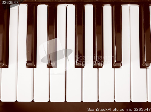 Image of Retro look Music keyboard