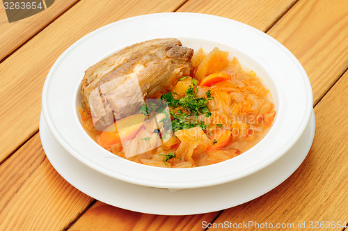 Image of Stewed cabbage with pork meat