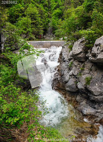 Image of Waterfall in Olympus Mountains, Greece