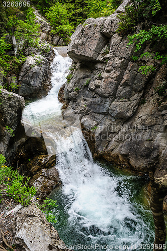 Image of Waterfall in Olympus Mountains, Greece