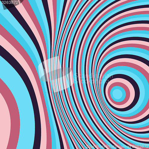 Image of Abstract swirl background. Pattern with optical illusion. 