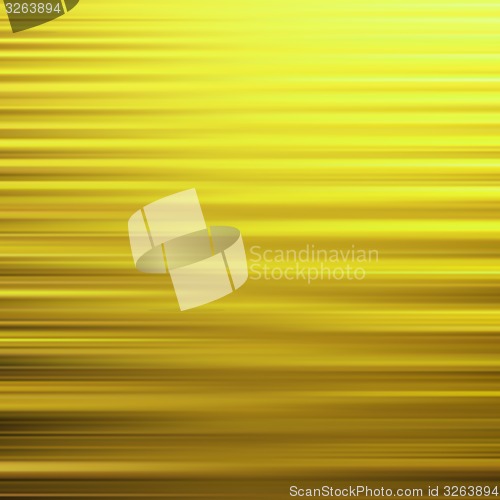 Image of Gold waves background. Metal plate with reflected light. 