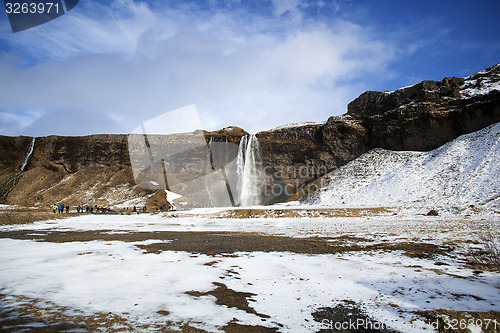 Image of Waterfall Seljalandsfoss in Iceland