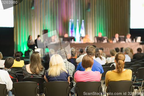 Image of Audience in the lecture hall.