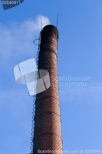 Image of Polluting smoke coming out of chimney 