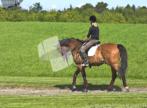 Image of Girl riding