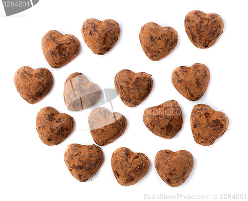 Image of Chocolates truffles in bulk for Valentine\'s Day.