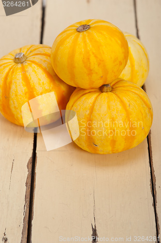 Image of fresh yellow pumpkin