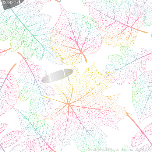 Image of Leaf seamless abstract background. EPS 10