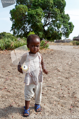 Image of Dirty and poor Namibian childrens