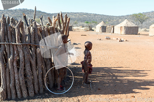 Image of Unidentified child Himba tribe in Namibia