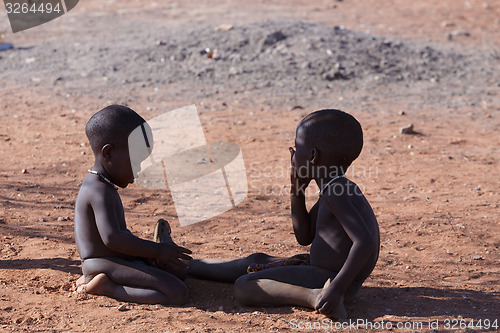 Image of Unidentified child Himba tribe in Namibia