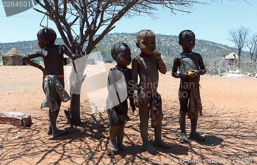 Image of Unidentified child Himba tribe in Namibia