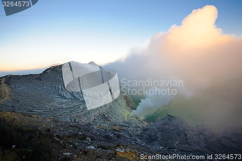 Image of Ijen volcano, travel destination in Indonesia