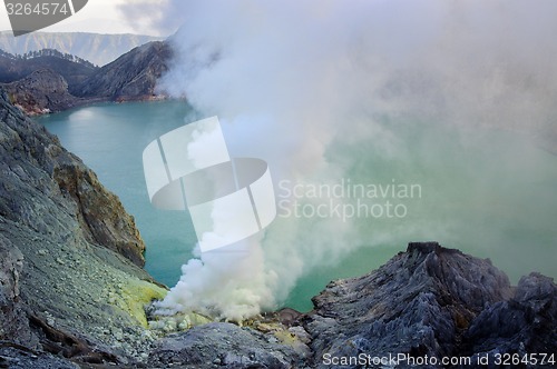 Image of Ijen volcano, travel destination in Indonesia