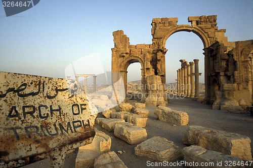 Image of SYRIA PALMYRA ROMAN RUINS