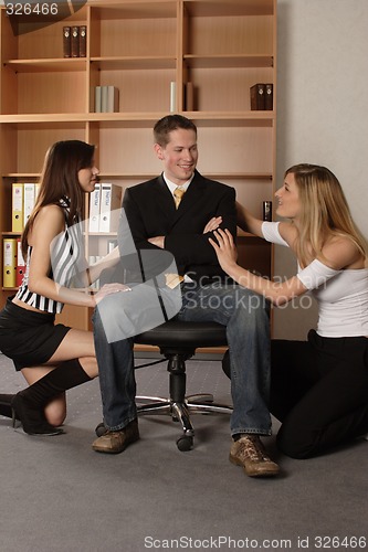 Image of Office flirting