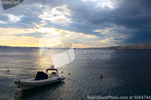 Image of Port in the sunset